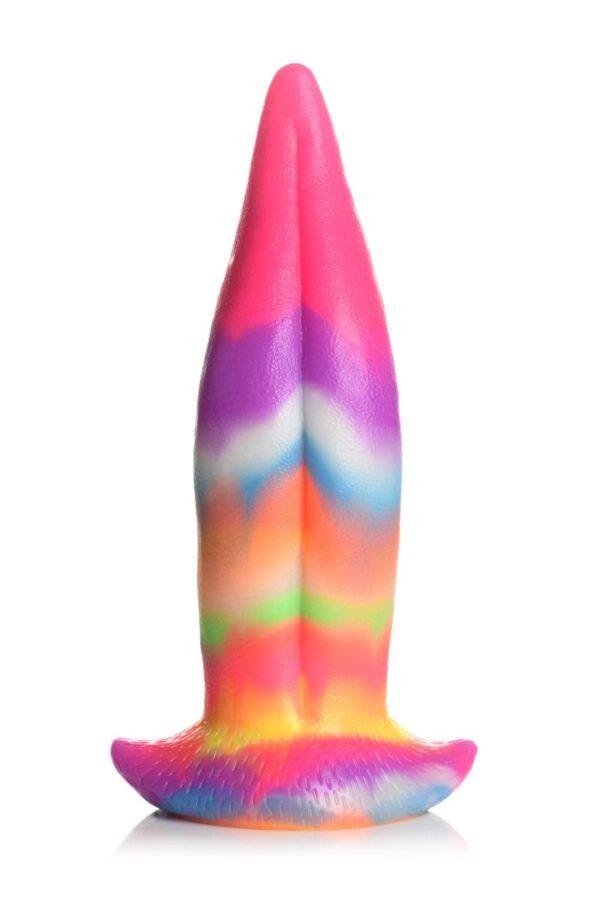 Dildo fantástico Unicorn tongue glow in the dark