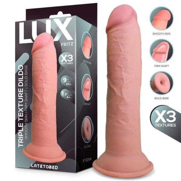 Dildo triple densidad 9" Fritz