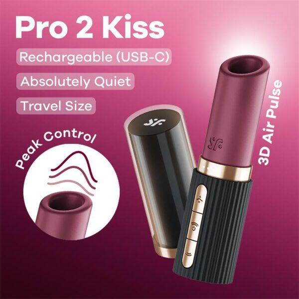 Satisfyer Pro2 Kiss air pulse vibrator