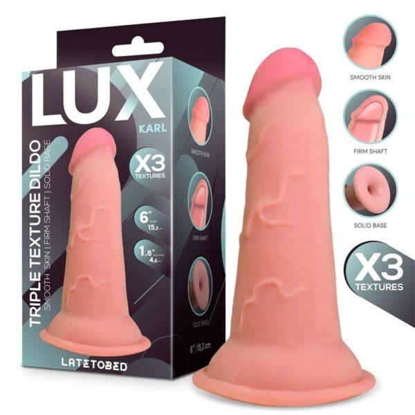 Dildo triple densidad 6" Karl